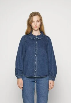 Monki Chemisier - Blue Medium Dusty