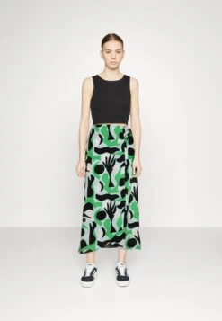 Monki Jupe Portefeuille - Green -Monki a17aac816a6246499a506734cb091674