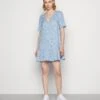 Monki Robe Chemise - Brunnera Blue -Monki a282ab9fe7f74c00b0f6cb487a416dbd