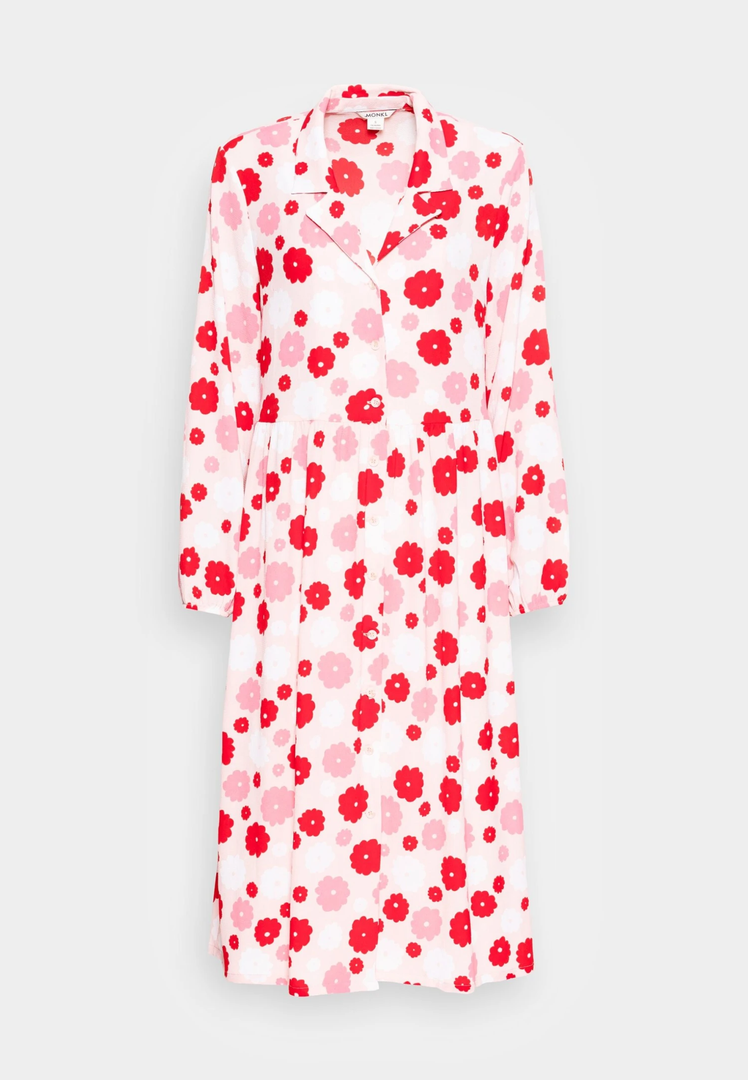 Monki Robe Chemise - Scarlet 6 Monki Robe Chemise - Scarlet – Image 4