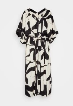 Monki Robe Chemise - Black/White -Monki a4cc8a45a3c14644a222eaeab9d1f7bc