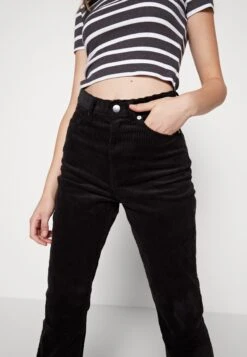 Monki Pantalon Classique - Black Dark -Monki a5dcf0206e084b31af3d7cdd504fb0d8