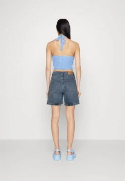 Monki Short En Jean - Blue Medium Dusty -Monki a75e1bf77e08445bb7f6891aaec20aaf