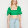 Monki Blouse - Green Medium -Monki a7c91516801d4a7faf50796b27864b83