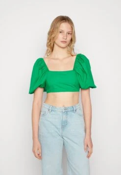 Monki Blouse - Green Medium