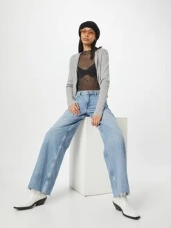 Monki Gilets Cardigan Femme Gris 11 Monki Gilets Cardigan Femme Gris -Monki a9de09efd3d34b15f49ad9a28249e4ba