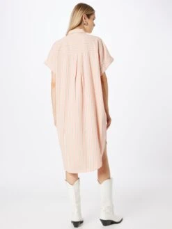 Monki Robes Fluides Robe-chemise Femme Rose -Monki ab020210ebc89decd17885d2f0aa0d55