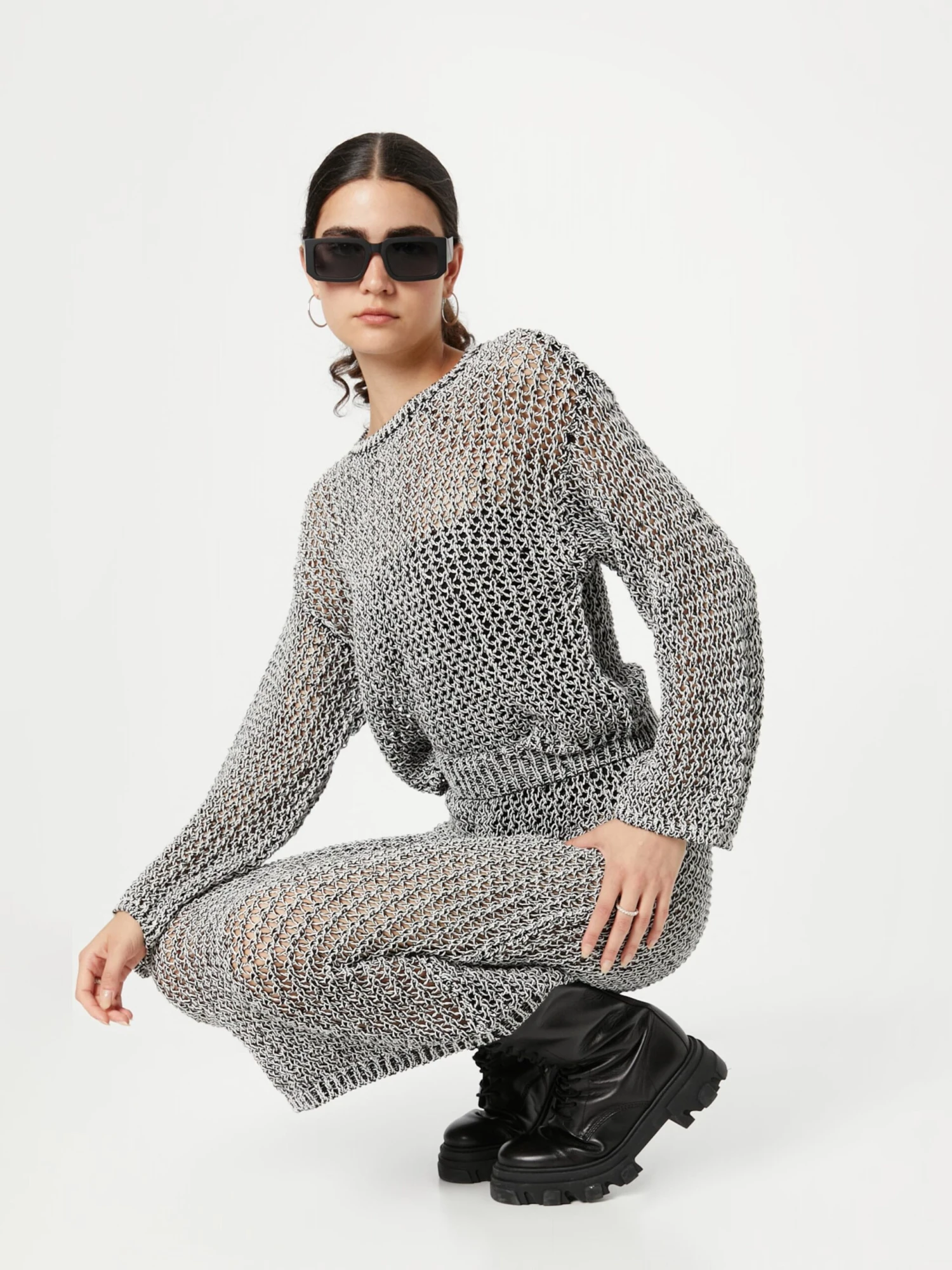 Monki Pulls Maille Fine Pull-over Femme Noir 7 Monki Pulls Maille Fine Pull-over Femme Noir – Image 5