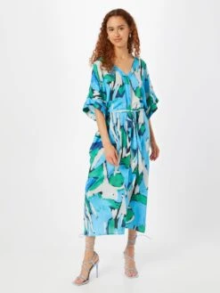 Monki Robes Fluides Robe-chemise Femme Saphir / Azur -Monki ab7e653a636fb2fc4309c0d03a8bcb32