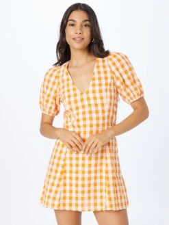 Monki Mini-robes Robe Femme Orange / Abricot -Monki abed60e6d1741f4982de0aabfe727afc