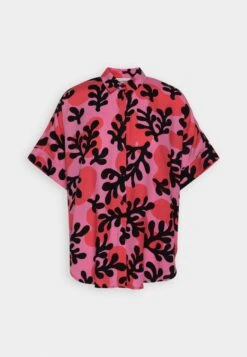 Monki Chemisier - Pink/Black/Red -Monki acfb4f04f2b343528ae799197fb84a22