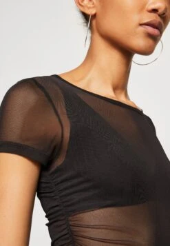 Monki T-Shirt Imprimé - Black -Monki ad68cddf74e4462d8e879c8ba2290b46