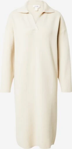 Monki Robes Robes En Maille Femme Crème
