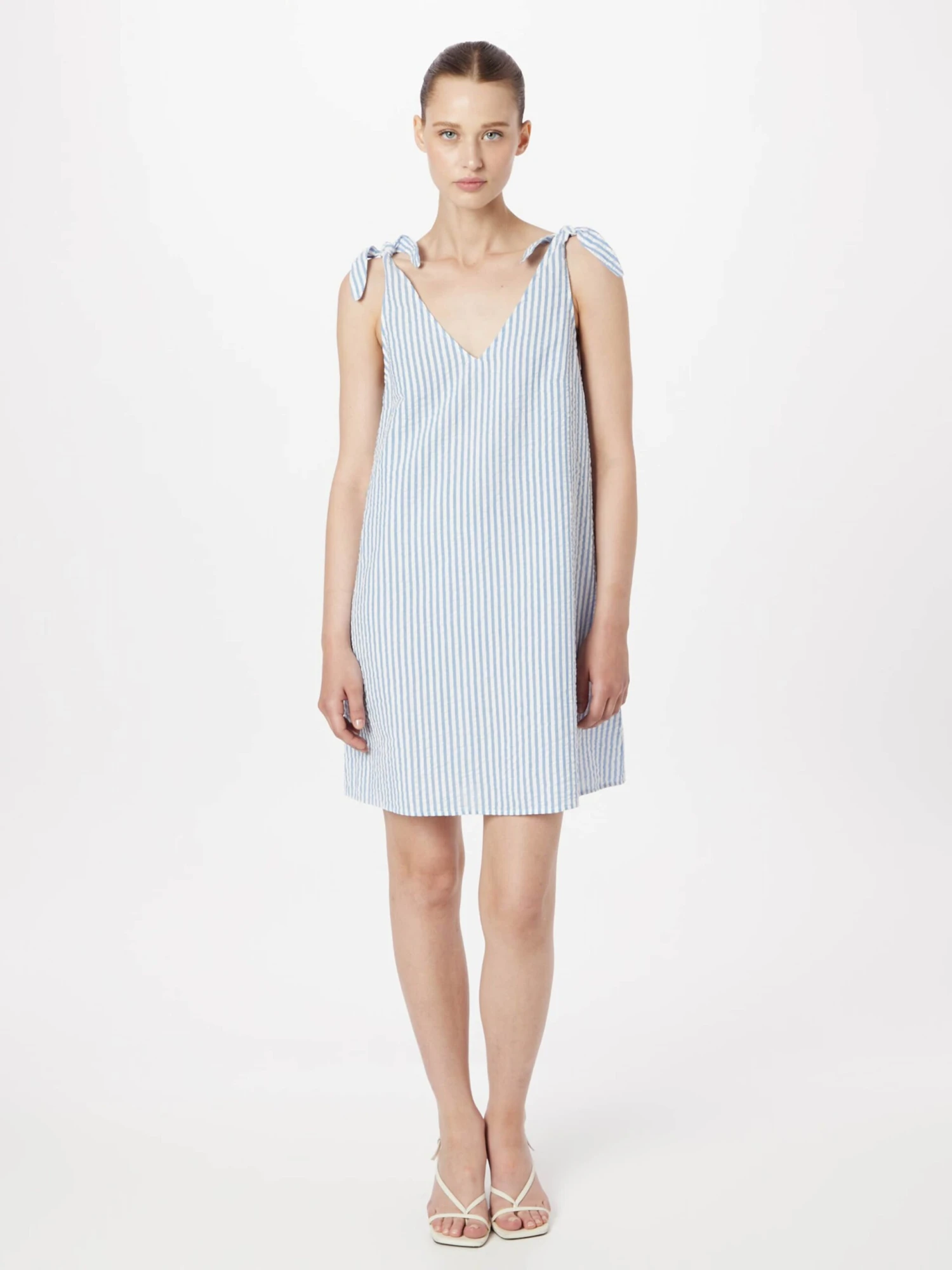 Monki Robes Dété Robe D’été Femme Bleu Fumé 5 Monki Robes Dété Robe D’été Femme Bleu Fumé – Image 3