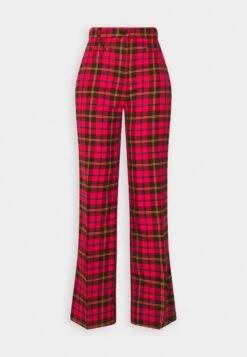 Monki Pantalon Classique - Red -Monki affbba1a5c12466ca52cb3209f846729
