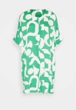 Monki Robe Chemise - Green/Sand -Monki b168698c87014f1eaf29265e35caebac