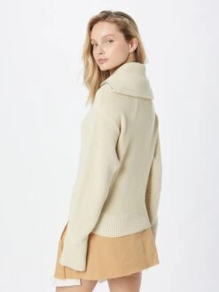 Monki Pulls à Col Roulé Pull-over Femme Blanc Cassé -Monki b1eb39397db7e56c5fbe4c027d8df8b4