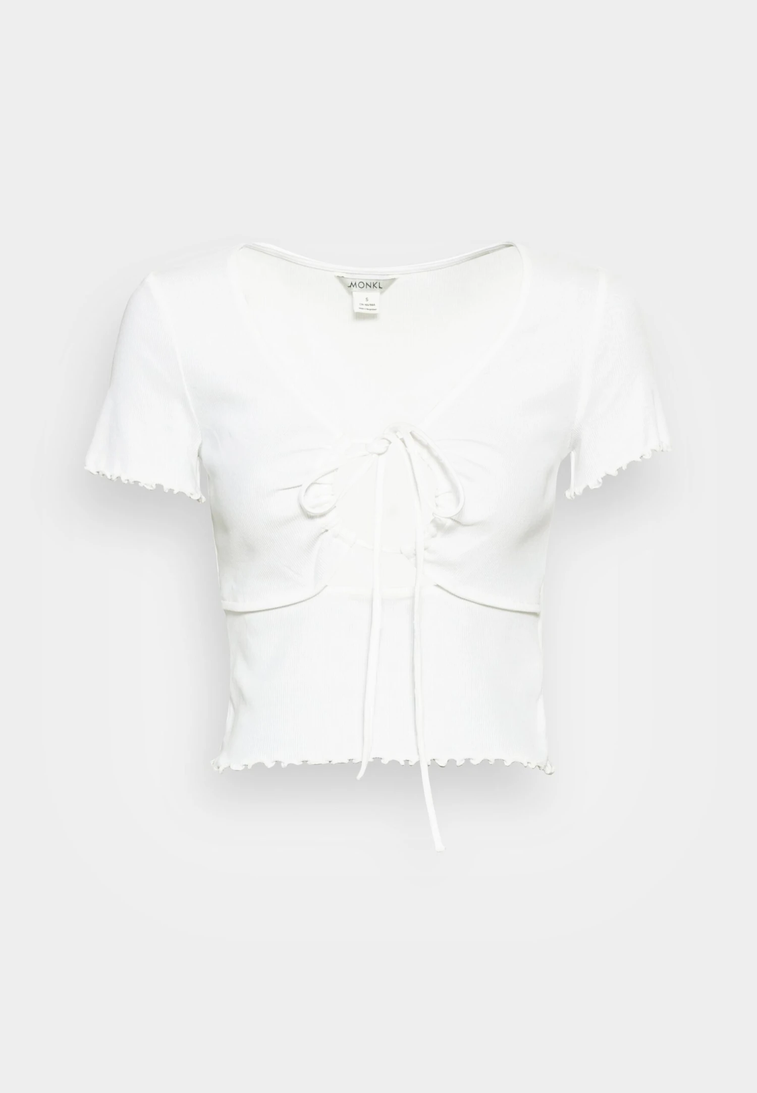 Monki T-Shirt Basique - Off White 6 Monki T-Shirt Basique - Off White – Image 4