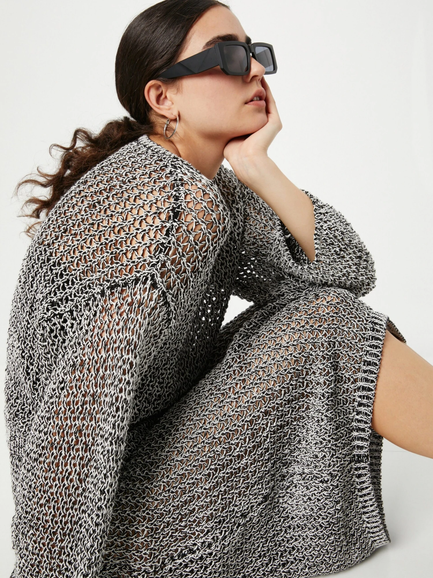 Monki Pulls Maille Fine Pull-over Femme Noir 4 Monki Pulls Maille Fine Pull-over Femme Noir – Image 2