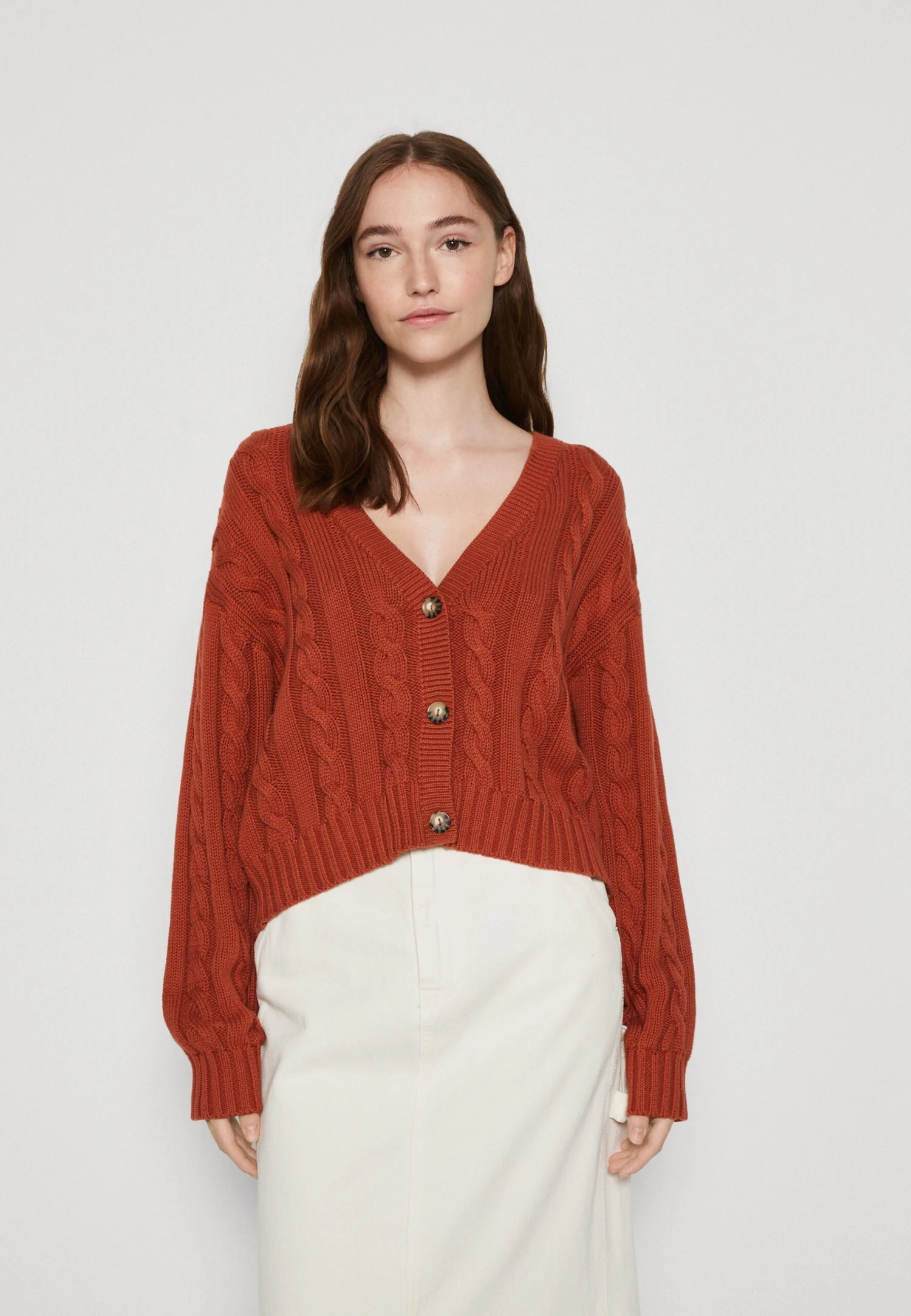 Monki Gilet - Orange Dark 3 Monki Gilet - Orange Dark