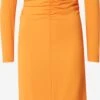 Monki Robes Midi Robe Femme Orange -Monki b5825805d0383feafd9296eec5a383c1