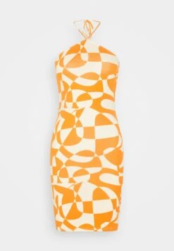 Monki Robe En Jersey - Yellow Dusty Light/Orange -Monki b6e9c4197965494b9a4c39c3d685516e