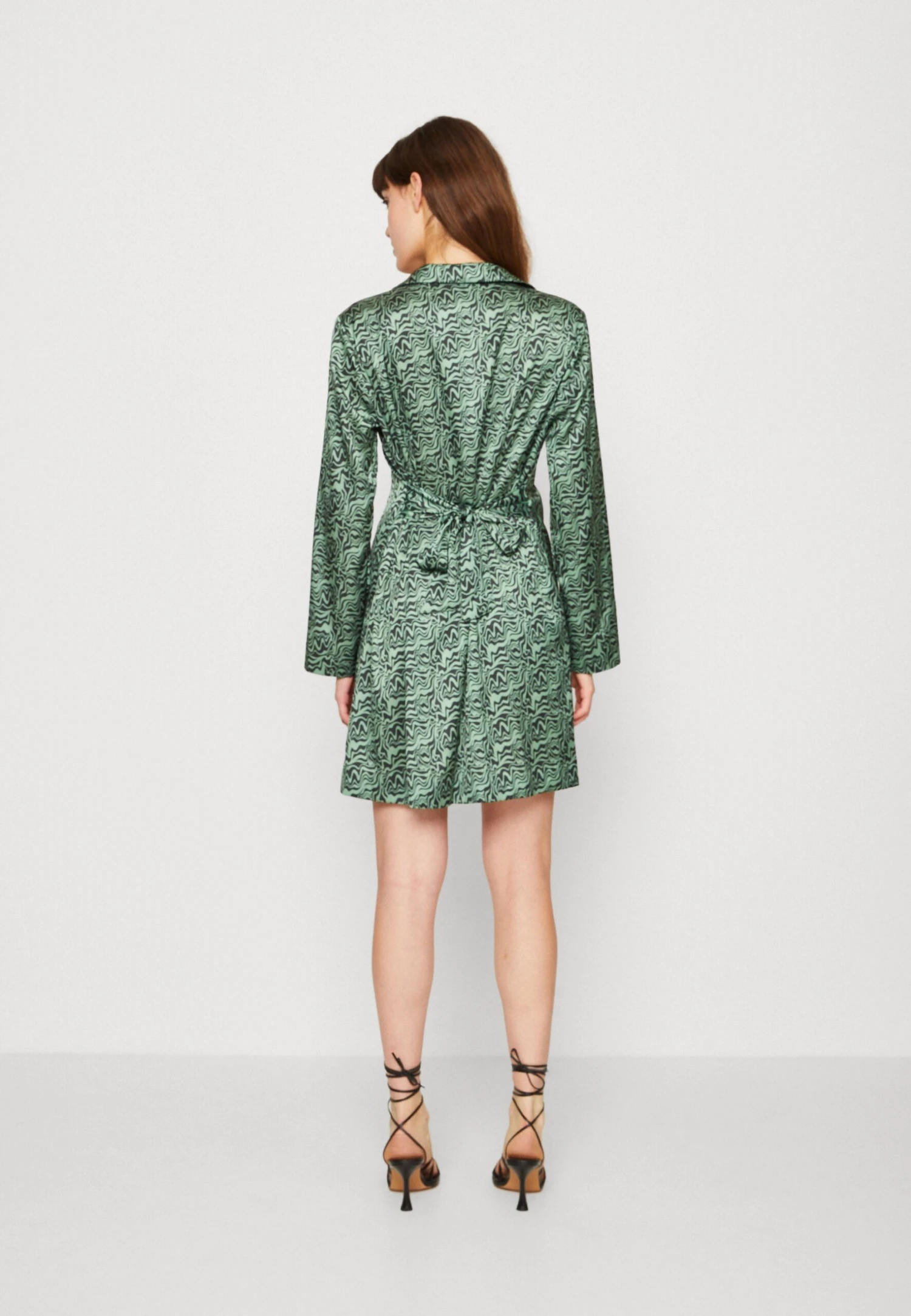 Monki Robe De Jour - Black/Olive 5 Monki Robe De Jour - Black/Olive – Image 3