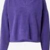 Monki Pulls Basiques Pull-over Femme Violet Foncé -Monki b74930ee392d1bd8d1d6f2d9099b15f4