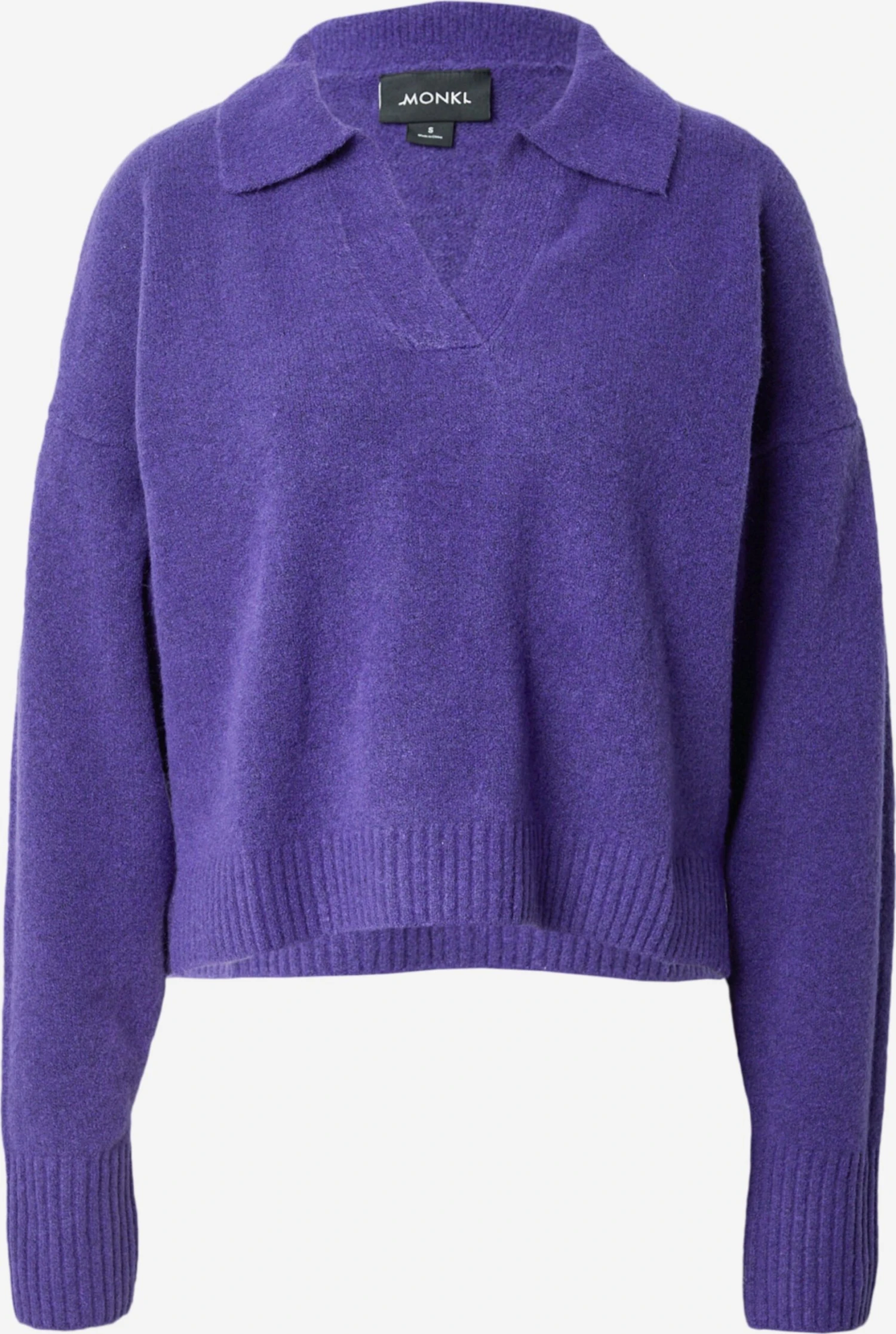 Monki Pulls Basiques Pull-over Femme Violet Foncé 3 Monki Pulls Basiques Pull-over Femme Violet Foncé