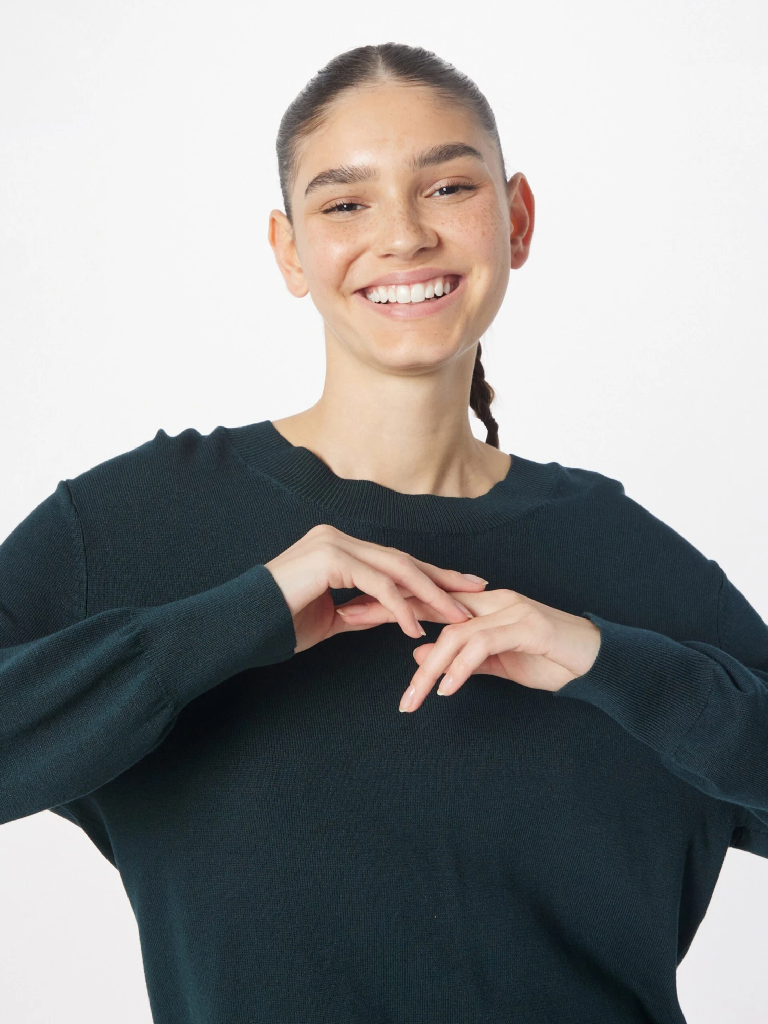 Monki Pulls Basiques Pull-over Femme Bleu 4 Monki Pulls Basiques Pull-over Femme Bleu – Image 2