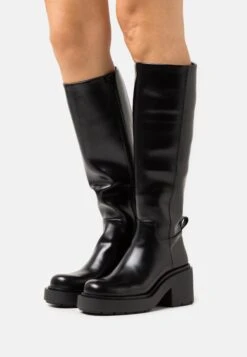 Monki Bottes À Plateau - Black