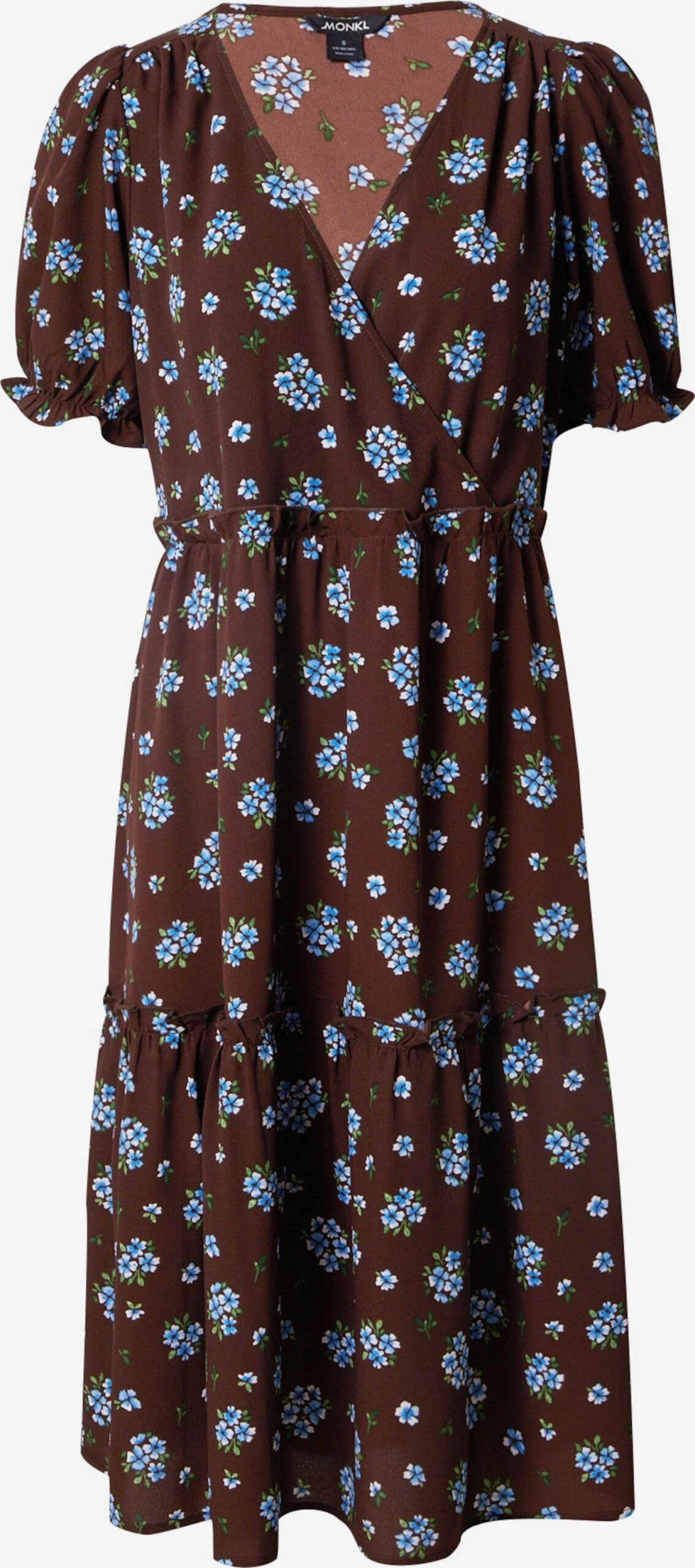 Monki Robes Dété Robe D’été Femme Brun Foncé 2 Monki Robes Dété Robe D’été Femme Brun Foncé