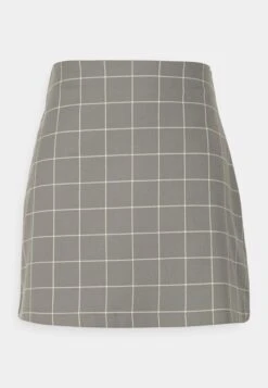 Monki Minijupe - Grey Grid -Monki ba421caffc5940b581e7111a097f1294