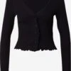 Monki Gilets Cardigan Femme Noir 2 Monki Gilets Cardigan Femme Noir -Monki bb18ca9595aaefef3805e387f82d3989