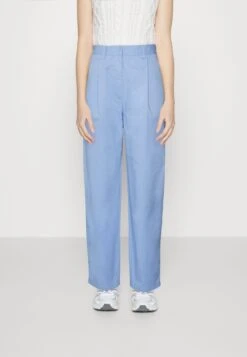 Monki Pantalon Classique - Blue Light