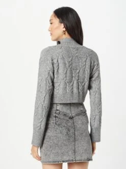 Monki Pulls Maille Fine Pull-over Femme Gris -Monki bd81a9179dae023d199c5c43dcb71aca