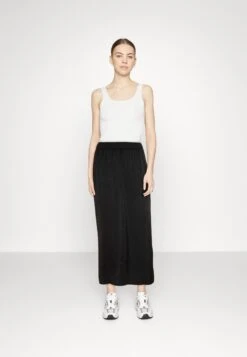 Monki Jupe Longue - Black Dark -Monki bdce981727fb4344ad35cb384d89eed6