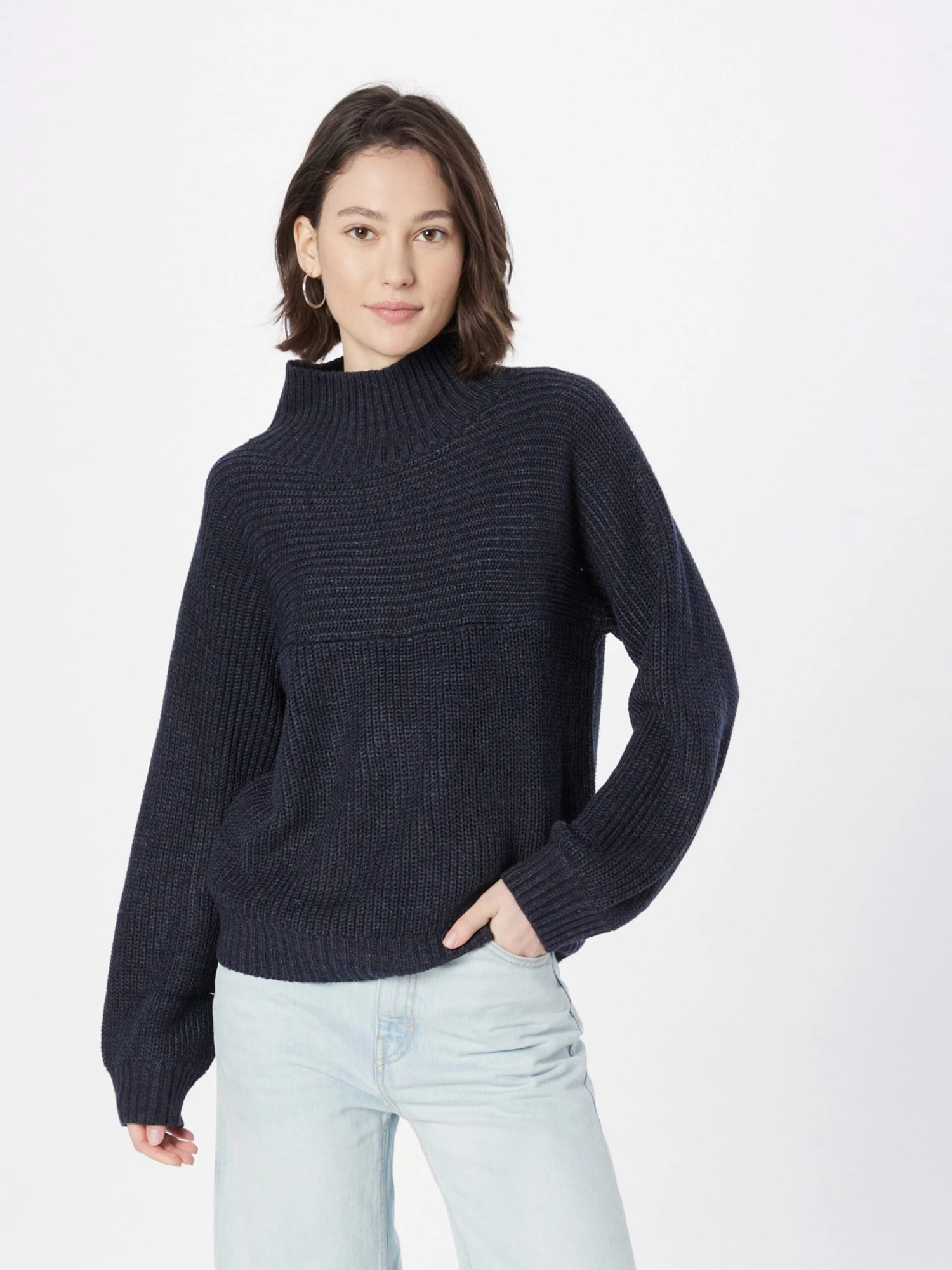 Monki Pulls Basiques Pull-over Femme Bleu Marine 5 Monki Pulls Basiques Pull-over Femme Bleu Marine – Image 3