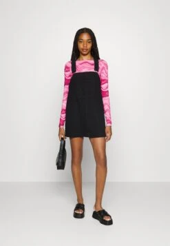 Monki Robe En Jean - Black Dark -Monki c0e2cb5b600f44b789abf4a7fc47aa60