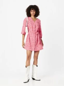 Monki Mini-robes Robe Femme Rose -Monki c22072d1f1ad22cfba446be24ac772a5