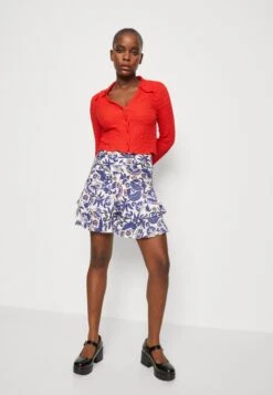 Monki Blouse - Red Bright -Monki c26cb1298282473f96e36aabdd70dd5e