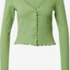 Monki Gilets Cardigan Femme Vert Clair 2 Monki Gilets Cardigan Femme Vert Clair -Monki c2a8a0eaddc5f0c7a7541a9d1eb34ca2