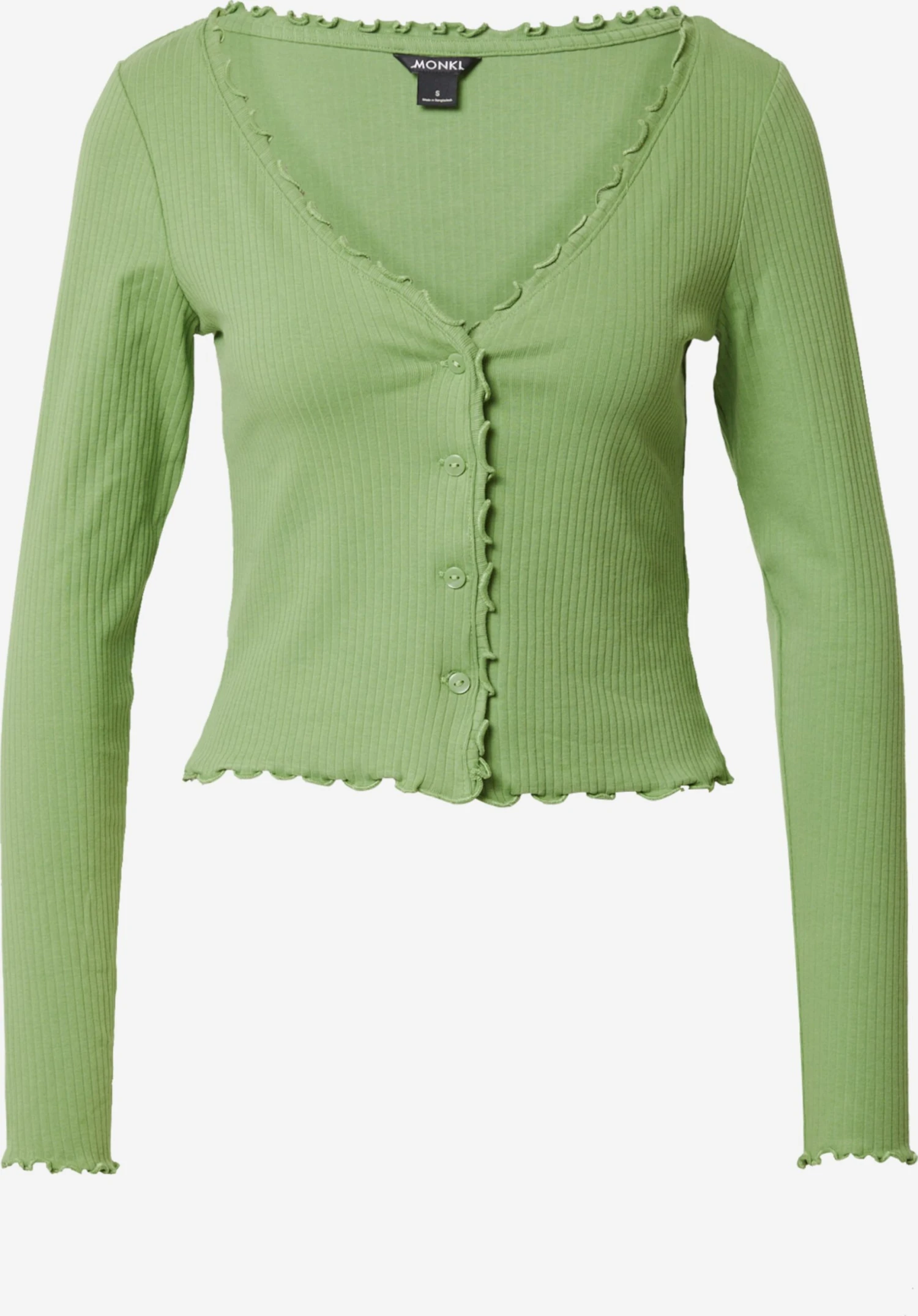 Monki Gilets Cardigan Femme Vert Clair 3 Monki Gilets Cardigan Femme Vert Clair