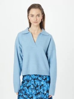 Monki Pulls Basiques Pull-over Femme Bleu Ciel 9 Monki Pulls Basiques Pull-over Femme Bleu Ciel -Monki c47b993e42ec5e1ad427b53b84cdfd14