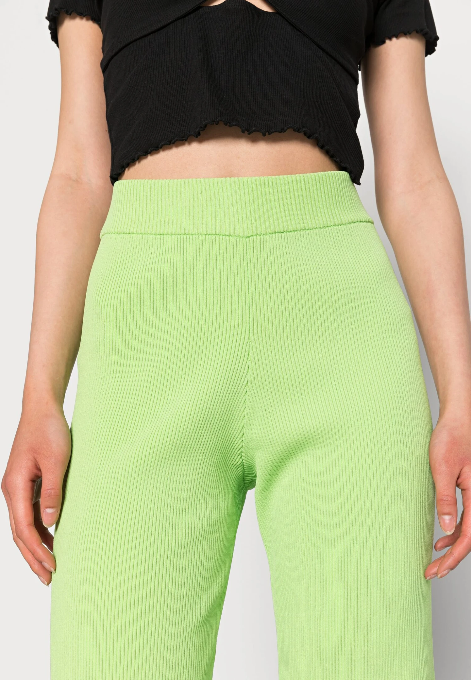 Monki Pantalon Classique - Green 7 Monki Pantalon Classique - Green – Image 5