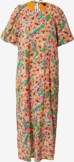 Monki Robes Longues Robe Femme Rose Clair
