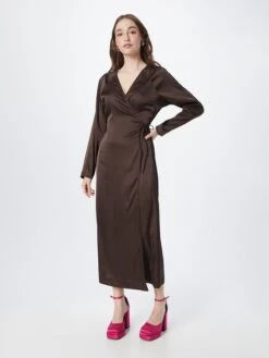 Monki Robes Longues Robe Femme Marron 9 Monki Robes Longues Robe Femme Marron -Monki c859144c0bc532f97acee44f6bf39e5e