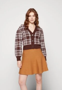 Monki Gilet - Brown Dark