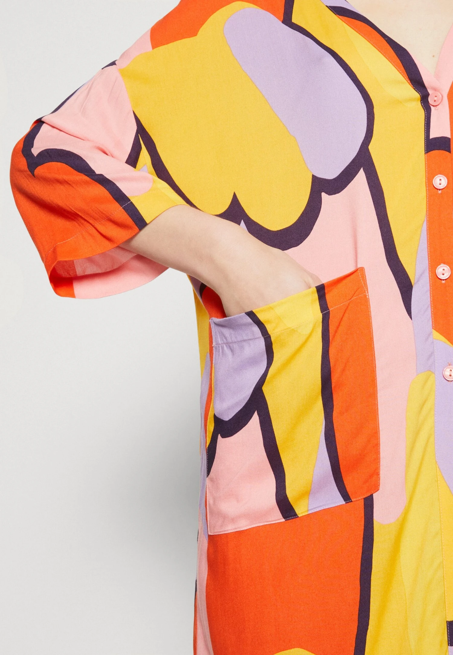 Monki Blouse - Multicolor 8 Monki Blouse - Multicolor – Image 6