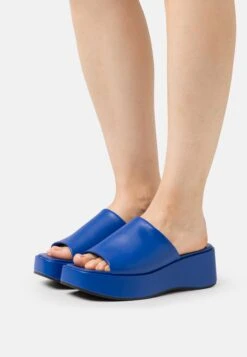 Monki Mules À Talons - Blue